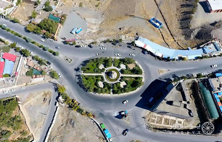 عکس هوایی از روستای ابرده علیا مشهد